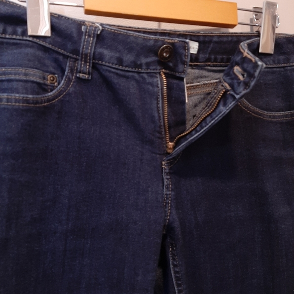 CLEO Petites Straight Leg Jeans Dark Wash Denim Classic 5-Pocket 4P - Picture 7 of 11